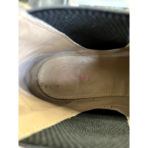 Joules Black and Bronze Chelsea Leather Ankle Boots - Picture 4 of 5